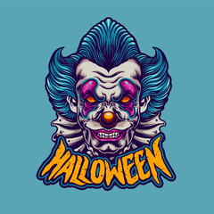 halloween character scary clown