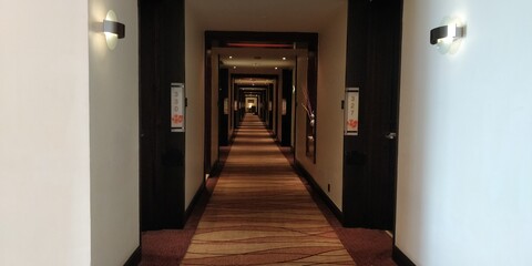corridor in a hotel