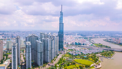 Landmark 81 is a super-tall of Vinhomes Central Park in Ho Chi Minh City, Vietnam. 