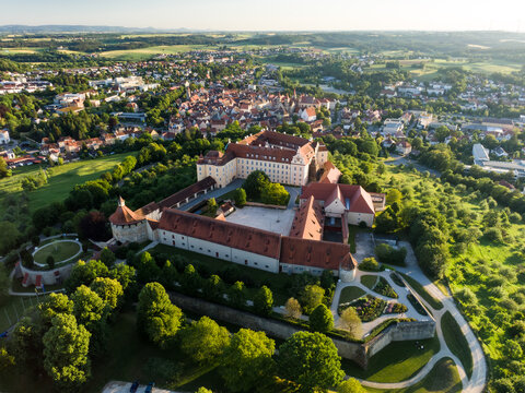 Luftaufnahme von  Ellwangen mit der Drohne
