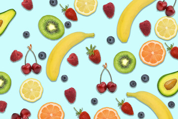 frutta frutti dieta calorie benessere misto frutta colore estate 