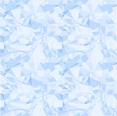 Naklejka na ściany i meble Blue seamless pattern of crumpled paper vector