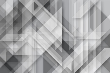Abstract monochrome geometric vector banner with triangular pattern