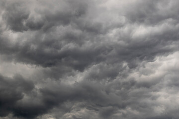 Obraz premium Storm clouds background, dramatic sky.