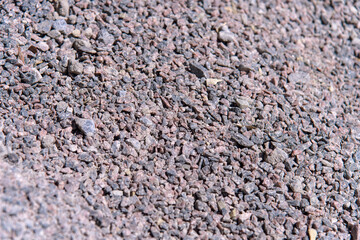 Crushed granite stones texture background