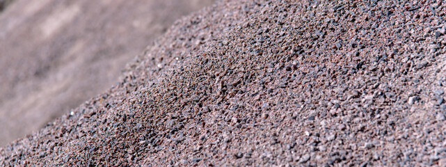 Crushed granite stones texture background