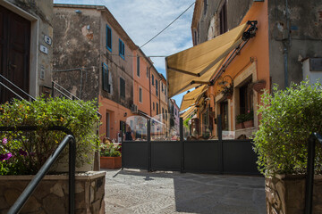 scorcio di paese dell elba