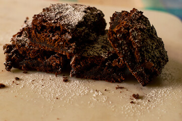 Chocolate Fudge Brownie Stack