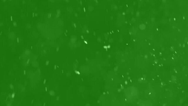 Dust Stock Video In Green Screen.
