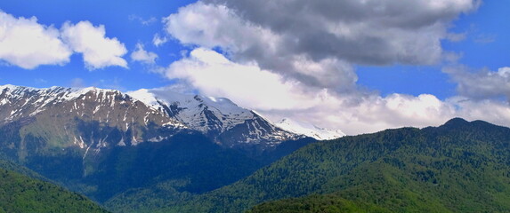 Fototapeta premium The City Of Sochi. Russia. Sea. culture of Russia. Sights and nature of Sochi. Krasnodar region. 