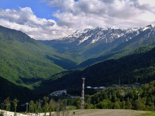 The City Of Sochi. Russia. Sea. culture of Russia. Sights and nature of Sochi. Krasnodar region. 