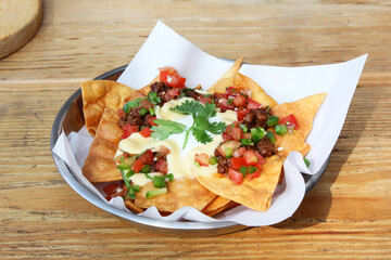 Pork Nachos & Tortilla Chips