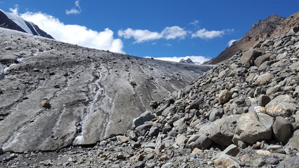 Bolshoy Aktru glacier in the Altai