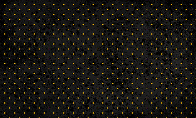 black grunge pattern with yellow dots