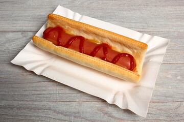 Hot Dog with Ketchup