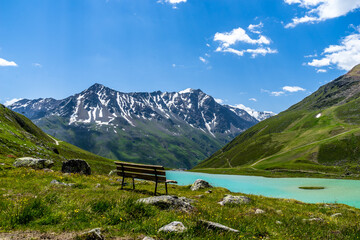 Rifflsee Pitztaler Alpen, Österreich