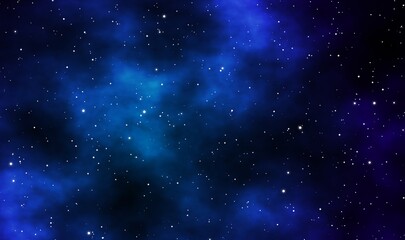 Spacescape illustration graphic design background