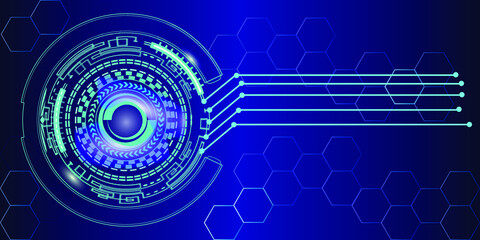 blue technology background