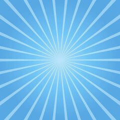 blue sunburst background