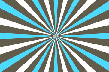 retro rays gray white cyan color background