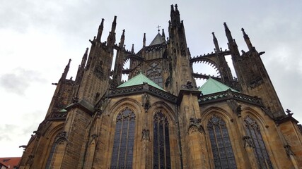 Fototapeta na wymiar Rotunda of St. Vitus in Prague.