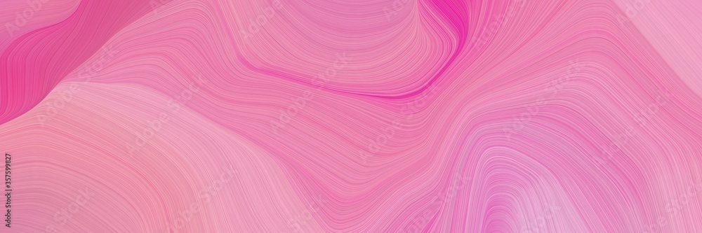 Aufkleber modern soft swirl waves background design with pastel magenta, pale violet red and mulberry color