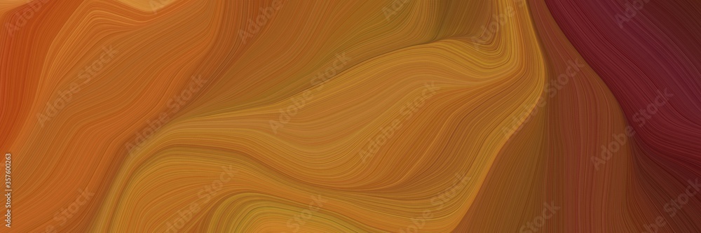 Aufkleber curvy background design with sienna, dark red and old mauve color