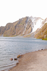 Crater lake Pinatubo in Zambales, Philippines