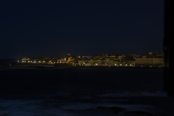 night view of the city