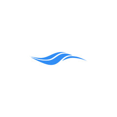 Fototapeta na wymiar Water Wave symbol and icon Logo Template vector surfing 