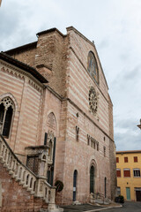 Fototapeta na wymiar main church of foligno san feliciano