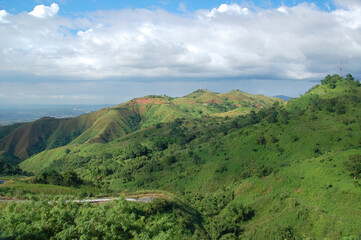 Surrounding mountains in San Mateo, Rizal, Philippines