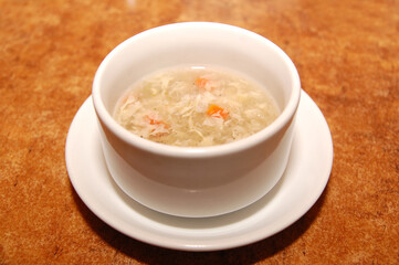 Crab and corn oriental hot soup