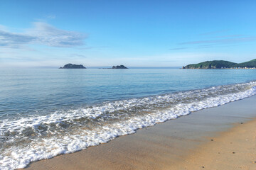 beach and sea