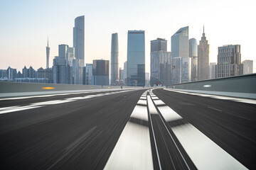 Fototapeta premium road in city