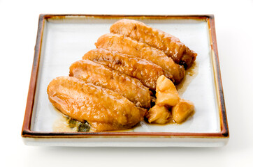 鶏手羽中の甘辛照り焼き
