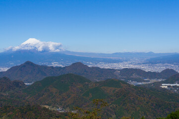 静岡県伊豆パノラマパークからの富士山