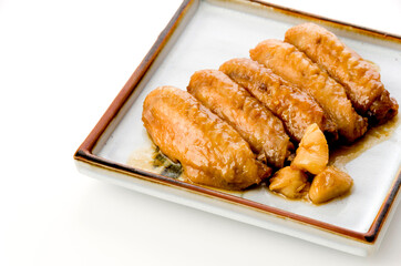 鶏手羽中の甘辛照り焼き