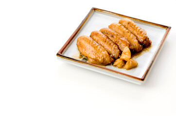 鶏手羽中の甘辛照り焼き