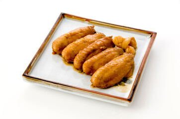 鶏手羽中の甘辛照り焼き