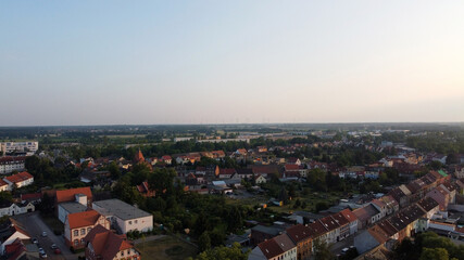 Fototapeta na wymiar Dessau-Alten, Sachsen-Anhalt, Deutschland, 2020 von oben