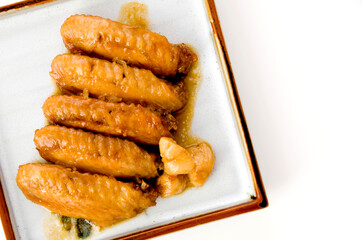 鶏手羽中の甘辛照り焼き