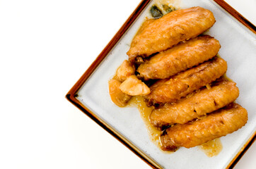 鶏手羽中の甘辛照り焼き