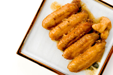 鶏手羽中の甘辛照り焼き