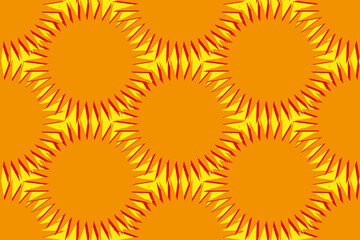 Obraz premium Seamless texture with the sun. Wrapping