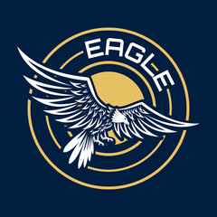 eagle logo for your business company. vector illustration