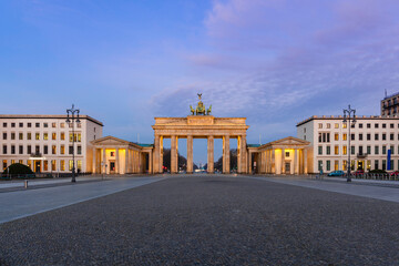 Berlin Brandenburg Gate sunrise view