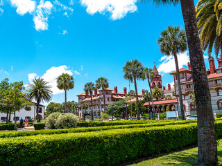 Fototapeta premium The Lightner Museum is a museum of antiquities, mostly American Gilded Age pieces, housed within the historic Hotel Alcazar building in downtown St. Augustine in Florida