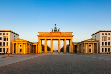 Berlin Brandenburg Gate sunrise view