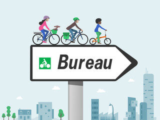 Bicycle commuting, V&eacute;lotaf